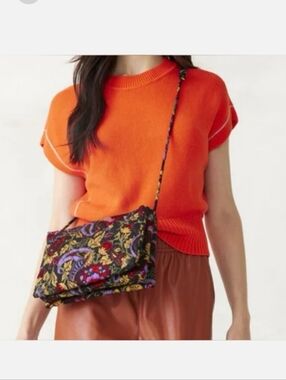 Vera Bradley Foxbury Paisley Quilted Crossbody Bag